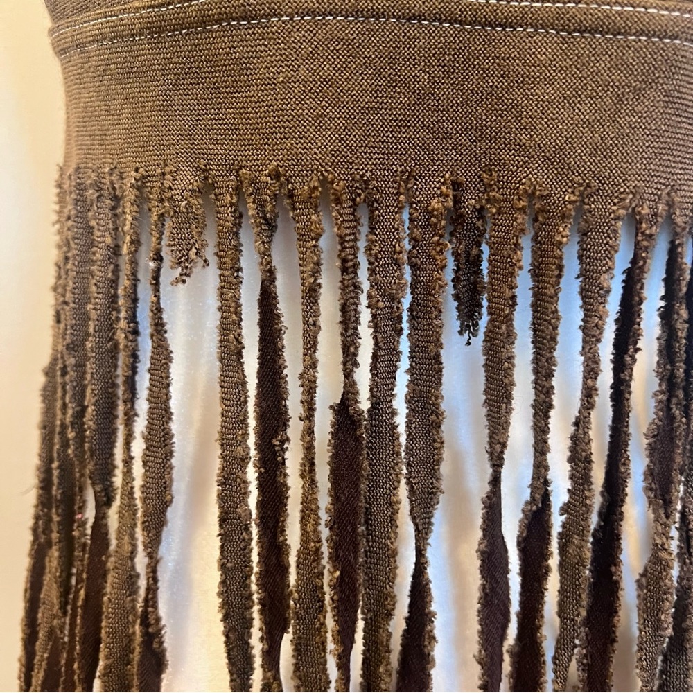 Vintage Fringe Brown Vest - Picture 10 of 10